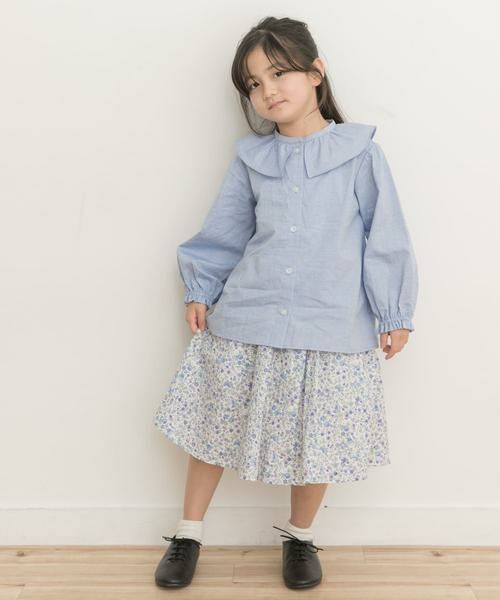 URBAN RESEARCH DOORS / アーバンリサーチ ドアーズ トップス | フリルカラーブラウス(KIDS) | 詳細2