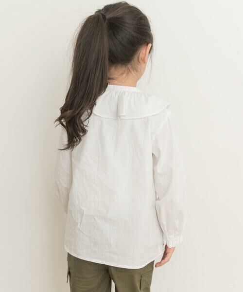 URBAN RESEARCH DOORS / アーバンリサーチ ドアーズ トップス | フリルカラーブラウス(KIDS) | 詳細12