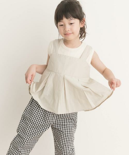 URBAN RESEARCH DOORS / アーバンリサーチ ドアーズ トップス | ペプラムキャミソールブラウス(KIDS) | 詳細1