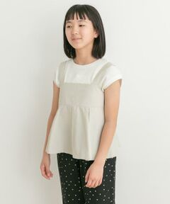 URBAN RESEARCH DOORS / アーバンリサーチ ドアーズ トップス | 『WEB/一部店舗限定』ペプラムキャミソールブラウス(KIDS)