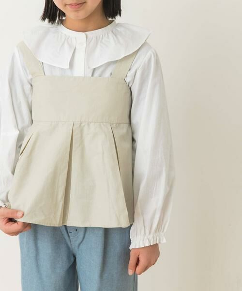 URBAN RESEARCH DOORS / アーバンリサーチ ドアーズ トップス | 『WEB/一部店舗限定』ペプラムキャミソールブラウス(KIDS) | 詳細6