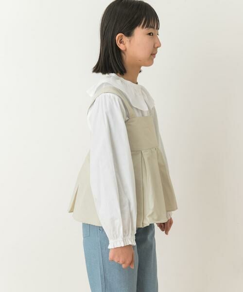 URBAN RESEARCH DOORS / アーバンリサーチ ドアーズ トップス | 『WEB/一部店舗限定』ペプラムキャミソールブラウス(KIDS) | 詳細9