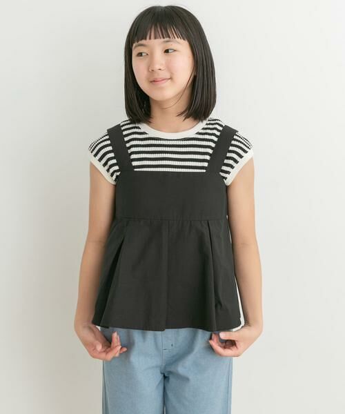 URBAN RESEARCH DOORS / アーバンリサーチ ドアーズ トップス | 『WEB/一部店舗限定』ペプラムキャミソールブラウス(KIDS) | 詳細20