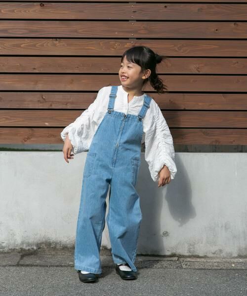 URBAN RESEARCH DOORS / アーバンリサーチ ドアーズ トップス | 『親子リンク』ギャザースリーブブラウス(KIDS) | 詳細9