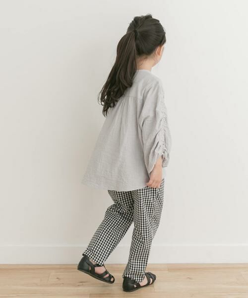 URBAN RESEARCH DOORS / アーバンリサーチ ドアーズ トップス | 『親子リンク』ギャザースリーブブラウス(KIDS) | 詳細21