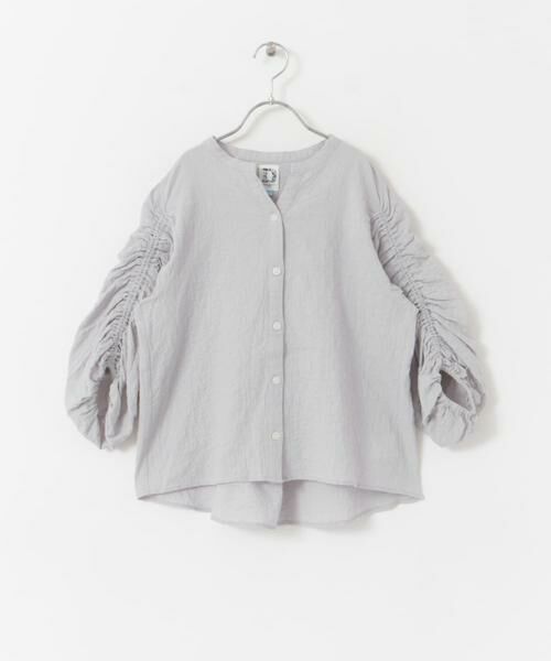 URBAN RESEARCH DOORS / アーバンリサーチ ドアーズ トップス | 『親子リンク』ギャザースリーブブラウス(KIDS) | 詳細22