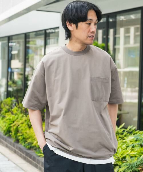 URBAN RESEARCH DOORS / アーバンリサーチ ドアーズ Tシャツ | 『吸水速乾/イージーケア/接触冷感』クイックドライ ワッフルメッシュ Tシャツ | 詳細1