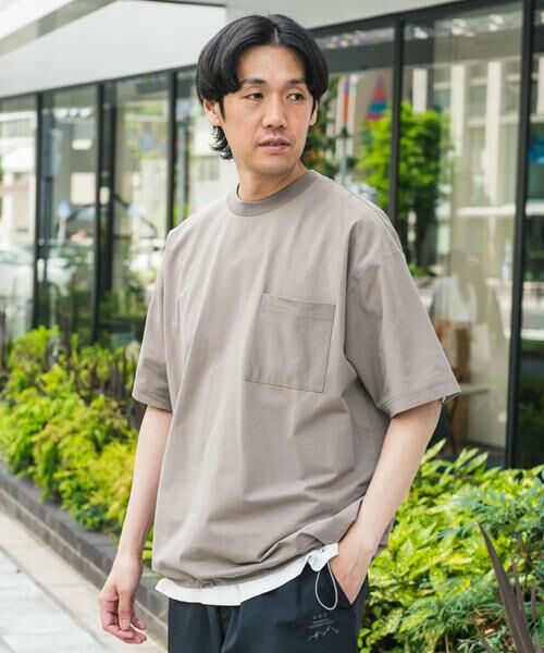 URBAN RESEARCH DOORS / アーバンリサーチ ドアーズ Tシャツ | 『吸水速乾/イージーケア/接触冷感』クイックドライ ワッフルメッシュ Tシャツ | 詳細3