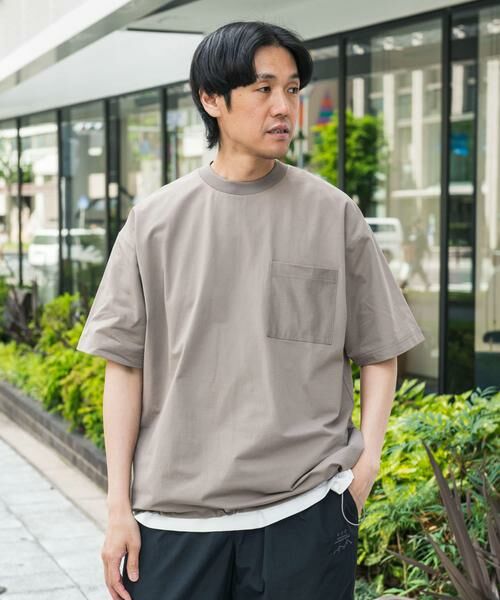 URBAN RESEARCH DOORS / アーバンリサーチ ドアーズ Tシャツ | 『吸水速乾/イージーケア/接触冷感』クイックドライ ワッフルメッシュ Tシャツ | 詳細4