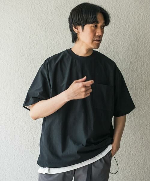 URBAN RESEARCH DOORS / アーバンリサーチ ドアーズ Tシャツ | 『吸水速乾/イージーケア/接触冷感』クイックドライ ワッフルメッシュ Tシャツ | 詳細13