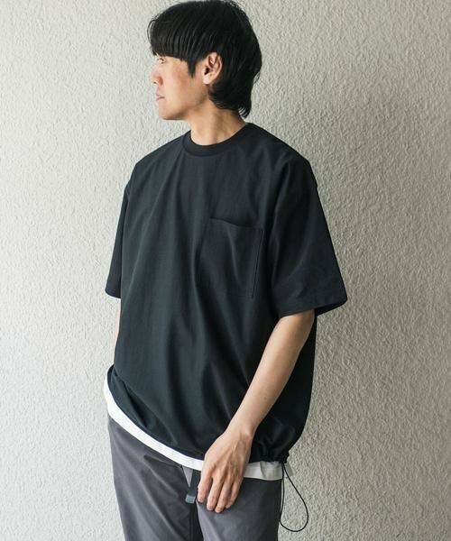 URBAN RESEARCH DOORS / アーバンリサーチ ドアーズ Tシャツ | 『吸水速乾/イージーケア/接触冷感』クイックドライ ワッフルメッシュ Tシャツ | 詳細14