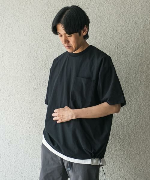 URBAN RESEARCH DOORS / アーバンリサーチ ドアーズ Tシャツ | 『吸水速乾/イージーケア/接触冷感』クイックドライ ワッフルメッシュ Tシャツ | 詳細15