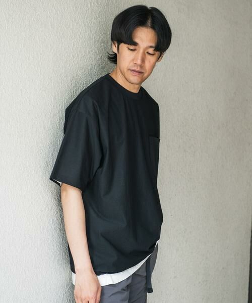 URBAN RESEARCH DOORS / アーバンリサーチ ドアーズ Tシャツ | 『吸水速乾/イージーケア/接触冷感』クイックドライ ワッフルメッシュ Tシャツ | 詳細16