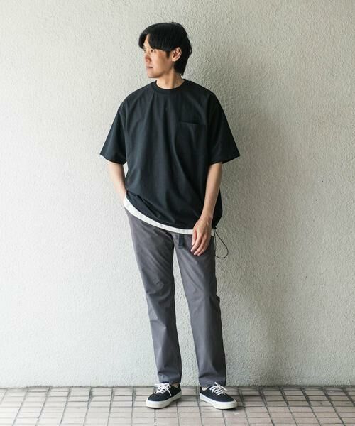 URBAN RESEARCH DOORS / アーバンリサーチ ドアーズ Tシャツ | 『吸水速乾/イージーケア/接触冷感』クイックドライ ワッフルメッシュ Tシャツ | 詳細17