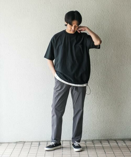 URBAN RESEARCH DOORS / アーバンリサーチ ドアーズ Tシャツ | 『吸水速乾/イージーケア/接触冷感』クイックドライ ワッフルメッシュ Tシャツ | 詳細18