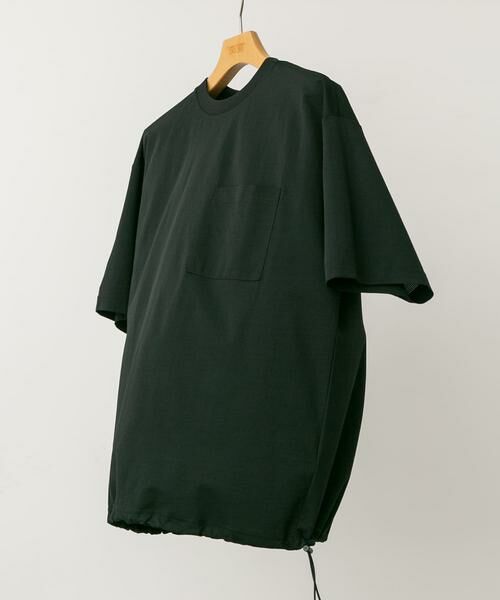 URBAN RESEARCH DOORS / アーバンリサーチ ドアーズ Tシャツ | 『吸水速乾/イージーケア/接触冷感』クイックドライ ワッフルメッシュ Tシャツ(ブラック)