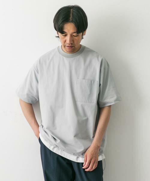 URBAN RESEARCH DOORS / アーバンリサーチ ドアーズ Tシャツ | 『吸水速乾/イージーケア/接触冷感』クイックドライ ワッフルメッシュ Tシャツ | 詳細25