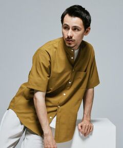 URBAN RESEARCH DOORS / アーバンリサーチ ドアーズ シャツ・ブラウス | 『一部WEB限定』『UR TECH DRYLUXE』バンドカラーシャツ