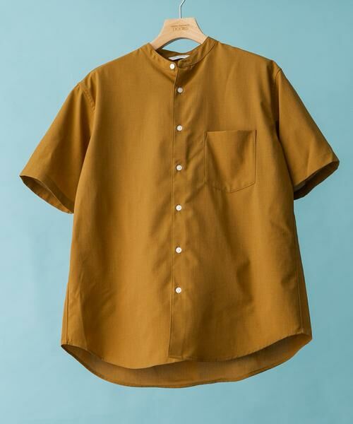 URBAN RESEARCH DOORS / アーバンリサーチ ドアーズ シャツ・ブラウス | 『一部WEB限定』『UR TECH DRYLUXE』バンドカラーシャツ | 詳細1