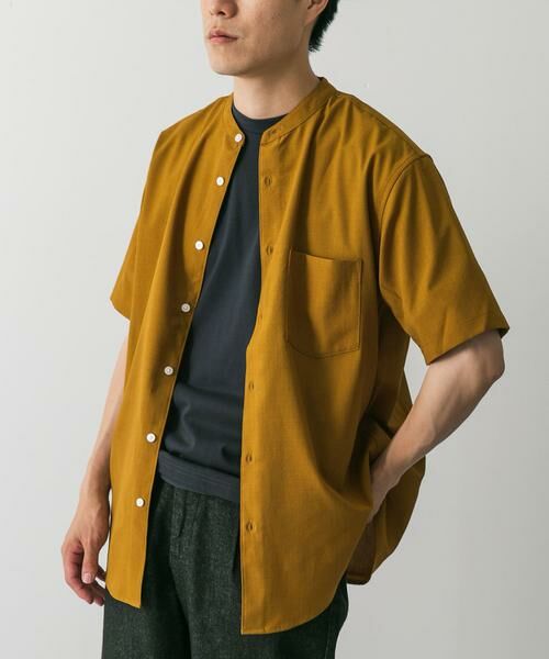 URBAN RESEARCH DOORS / アーバンリサーチ ドアーズ シャツ・ブラウス | 『一部WEB限定』『UR TECH DRYLUXE』バンドカラーシャツ | 詳細15