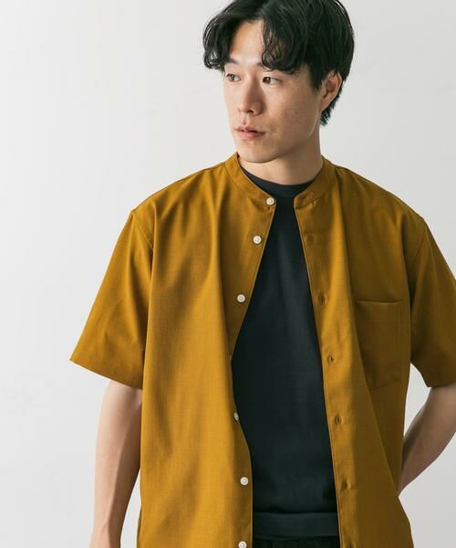 URBAN RESEARCH DOORS / アーバンリサーチ ドアーズ シャツ・ブラウス | 『一部WEB限定』『UR TECH DRYLUXE』バンドカラーシャツ | 詳細16