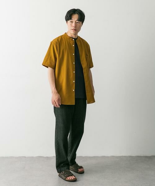 URBAN RESEARCH DOORS / アーバンリサーチ ドアーズ シャツ・ブラウス | 『一部WEB限定』『UR TECH DRYLUXE』バンドカラーシャツ | 詳細18