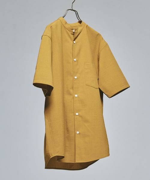 URBAN RESEARCH DOORS / アーバンリサーチ ドアーズ シャツ・ブラウス | 『一部WEB限定』『UR TECH DRYLUXE』バンドカラーシャツ | 詳細19