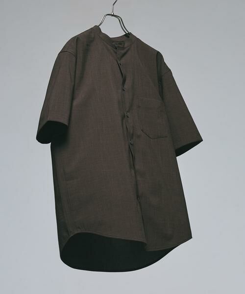 URBAN RESEARCH DOORS / アーバンリサーチ ドアーズ シャツ・ブラウス | 『一部WEB限定』『UR TECH DRYLUXE』バンドカラーシャツ | 詳細26