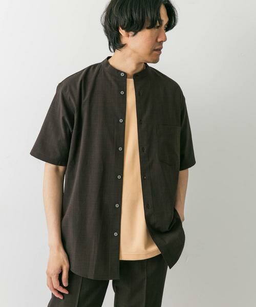 URBAN RESEARCH DOORS / アーバンリサーチ ドアーズ シャツ・ブラウス | 『一部WEB限定』『UR TECH DRYLUXE』バンドカラーシャツ | 詳細28