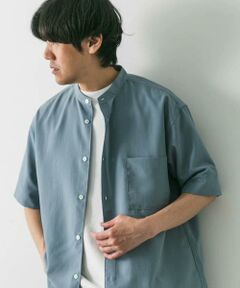 URBAN RESEARCH DOORS / アーバンリサーチ ドアーズ シャツ・ブラウス | 『XLサイズ/WEB限定』『吸水速乾』セオアルファバンドカラーショートスリーブ シャツ