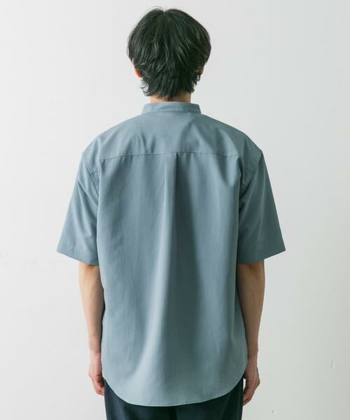URBAN RESEARCH DOORS / アーバンリサーチ ドアーズ シャツ・ブラウス | 『XLサイズ/WEB限定』『吸水速乾』セオアルファバンドカラーショートスリーブ シャツ | 詳細20