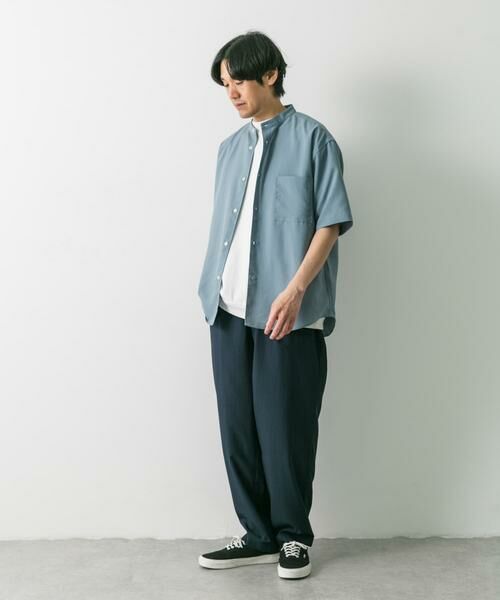 URBAN RESEARCH DOORS / アーバンリサーチ ドアーズ シャツ・ブラウス | 『XLサイズ/WEB限定』『吸水速乾』セオアルファバンドカラーショートスリーブ シャツ | 詳細17