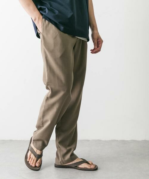URBAN RESEARCH DOORS / アーバンリサーチ ドアーズ その他パンツ | 『吸水速乾/イージーケア』リネンライクイージーパンツ | 詳細10