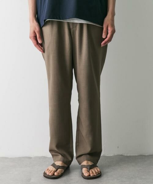 URBAN RESEARCH DOORS / アーバンリサーチ ドアーズ その他パンツ | 『吸水速乾/イージーケア』リネンライクイージーパンツ | 詳細13