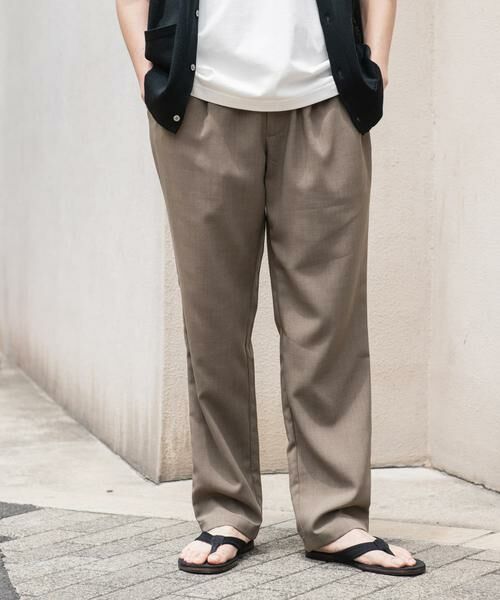 URBAN RESEARCH DOORS / アーバンリサーチ ドアーズ その他パンツ | 『吸水速乾/イージーケア』リネンライクイージーパンツ | 詳細2