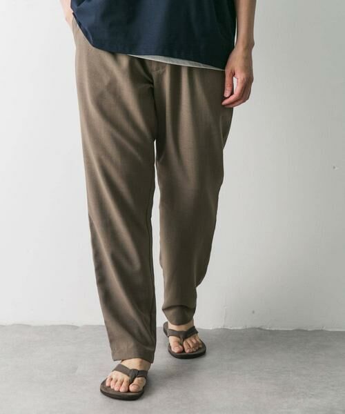 URBAN RESEARCH DOORS / アーバンリサーチ ドアーズ その他パンツ | 『吸水速乾/イージーケア』リネンライクイージーパンツ | 詳細5