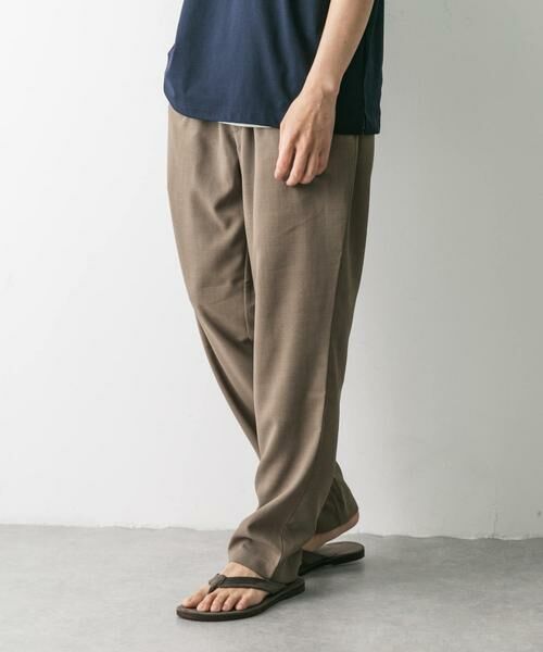 URBAN RESEARCH DOORS / アーバンリサーチ ドアーズ その他パンツ | 『吸水速乾/イージーケア』リネンライクイージーパンツ | 詳細9