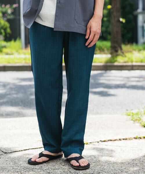 URBAN RESEARCH DOORS / アーバンリサーチ ドアーズ その他パンツ | 『吸水速乾/イージーケア』リネンライクイージーパンツ | 詳細18