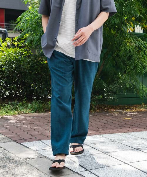 URBAN RESEARCH DOORS / アーバンリサーチ ドアーズ その他パンツ | 『吸水速乾/イージーケア』リネンライクイージーパンツ | 詳細20