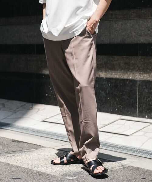 URBAN RESEARCH DOORS / アーバンリサーチ ドアーズ その他パンツ | TRツイルテーパードトラウザー | 詳細1