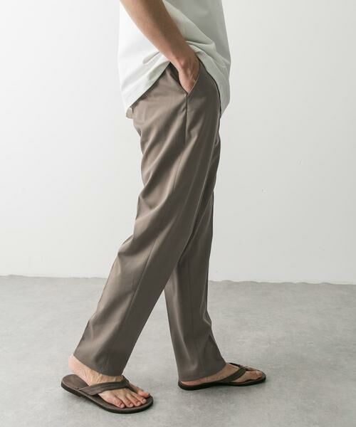 URBAN RESEARCH DOORS / アーバンリサーチ ドアーズ その他パンツ | TRツイルテーパードトラウザー | 詳細11