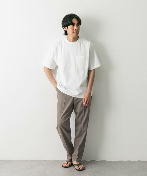 URBAN RESEARCH DOORS / アーバンリサーチ ドアーズ その他パンツ | TRツイルテーパードトラウザー | 詳細12