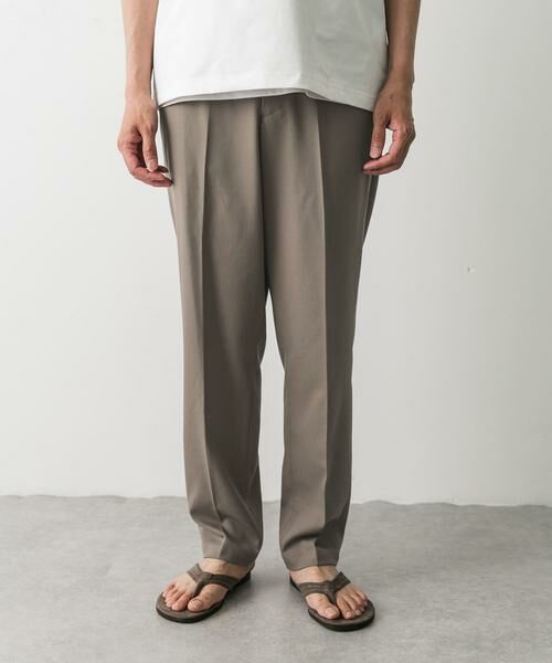 URBAN RESEARCH DOORS / アーバンリサーチ ドアーズ その他パンツ | TRツイルテーパードトラウザー | 詳細14
