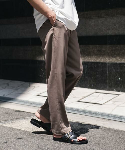 URBAN RESEARCH DOORS / アーバンリサーチ ドアーズ その他パンツ | TRツイルテーパードトラウザー | 詳細3