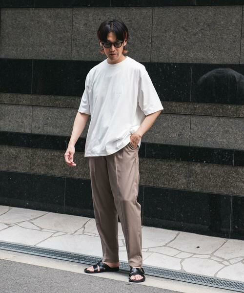 URBAN RESEARCH DOORS / アーバンリサーチ ドアーズ その他パンツ | TRツイルテーパードトラウザー | 詳細4