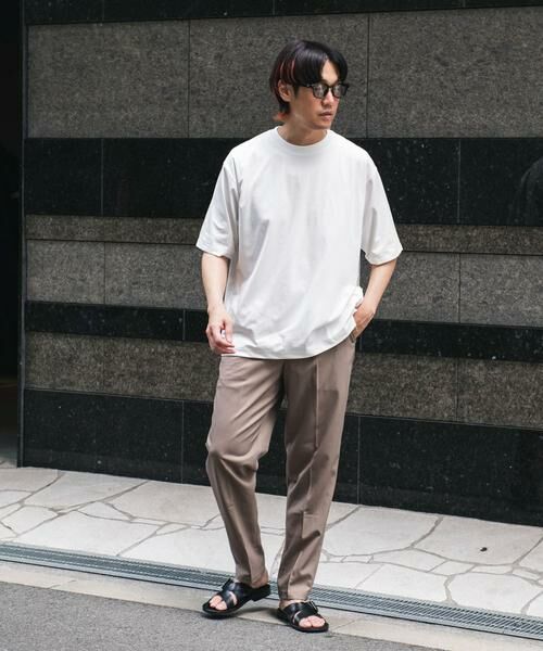 URBAN RESEARCH DOORS / アーバンリサーチ ドアーズ その他パンツ | TRツイルテーパードトラウザー | 詳細5