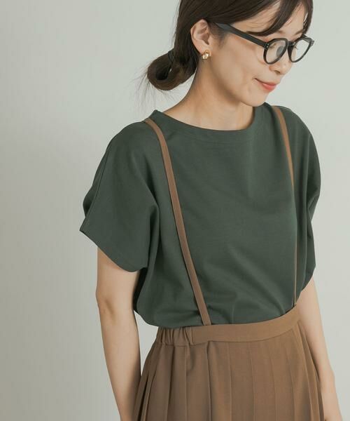 URBAN RESEARCH DOORS / アーバンリサーチ ドアーズ Tシャツ | 『UR TECH ひやサラクール』ドライコットンボートネックプルオーバー | 詳細18