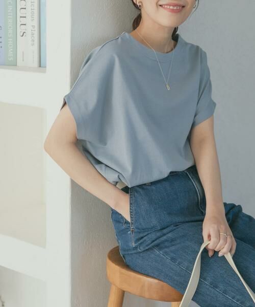 URBAN RESEARCH DOORS / アーバンリサーチ ドアーズ Tシャツ | 『UR TECH ひやサラクール』ドライコットンボートネックプルオーバー | 詳細28