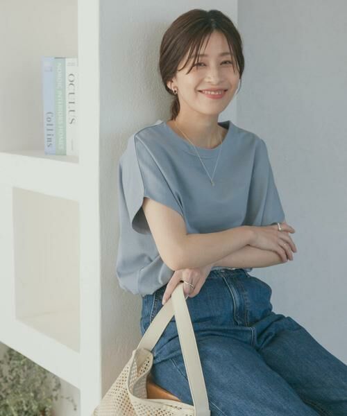 URBAN RESEARCH DOORS / アーバンリサーチ ドアーズ Tシャツ | 『UR TECH ひやサラクール』ドライコットンボートネックプルオーバー | 詳細29