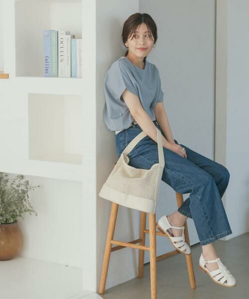 URBAN RESEARCH DOORS / アーバンリサーチ ドアーズ Tシャツ | 『UR TECH ひやサラクール』ドライコットンボートネックプルオーバー | 詳細30